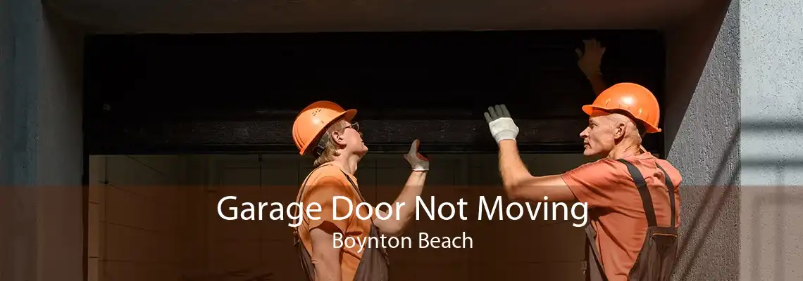Garage Door Not Moving Boynton Beach