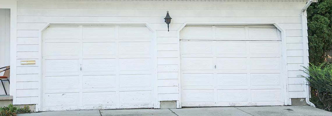 Roller Garage Door Dropped Down Replacement in Boynton Beach